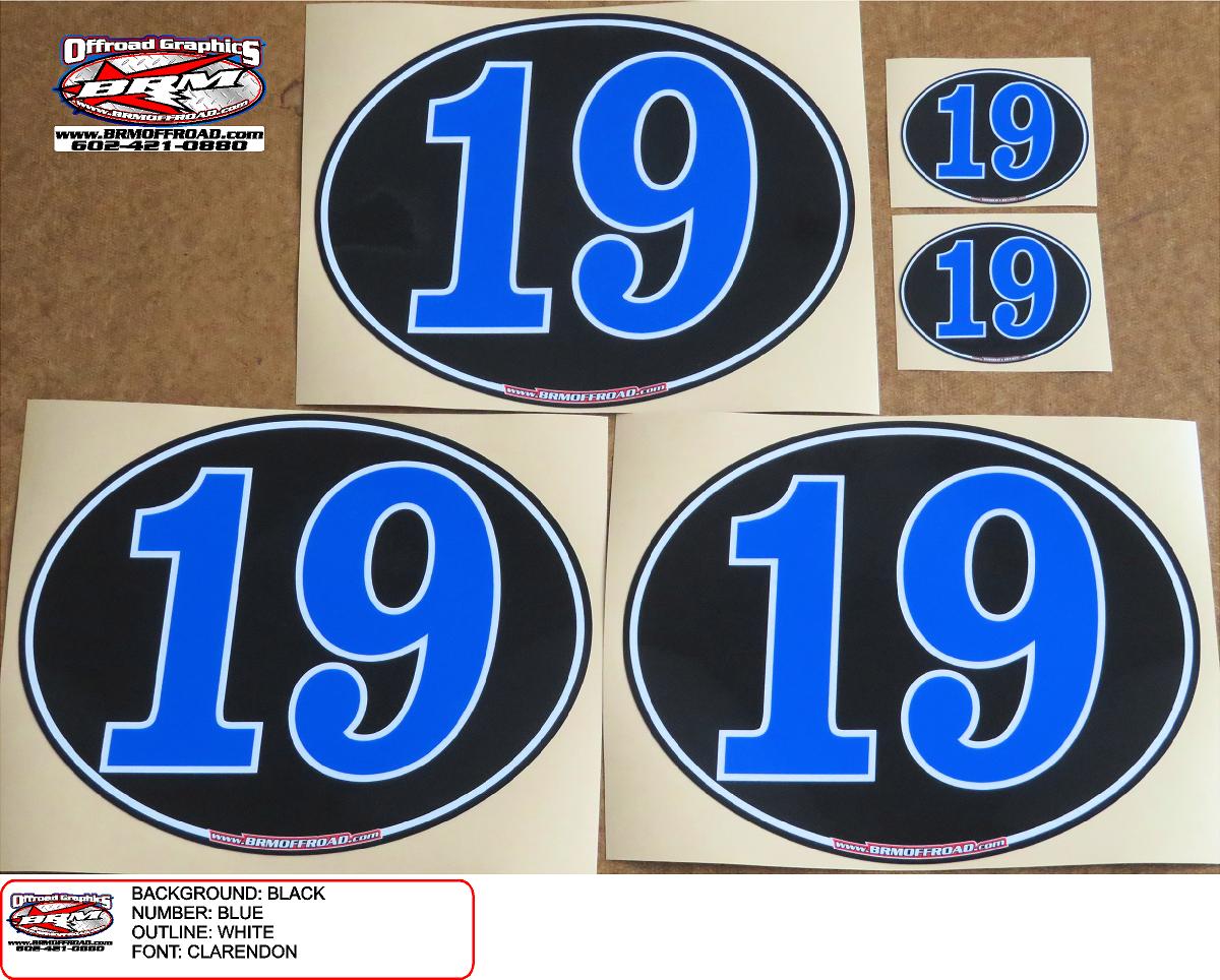 vintage racing numbers